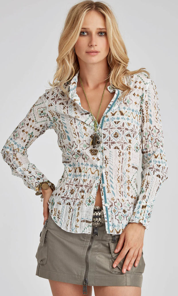 mosaic blouse