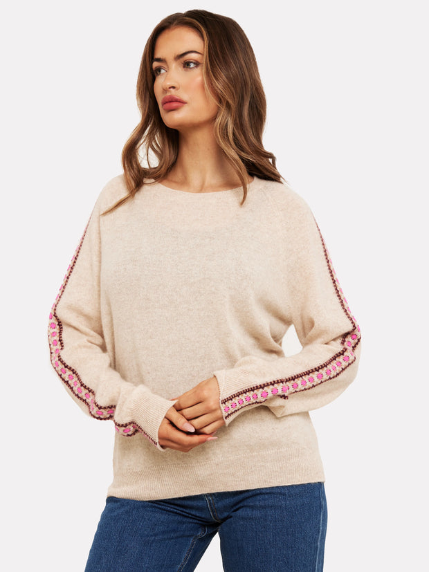 gemma geo casmere crewneck