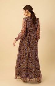 jennifer chiffon maxi dress