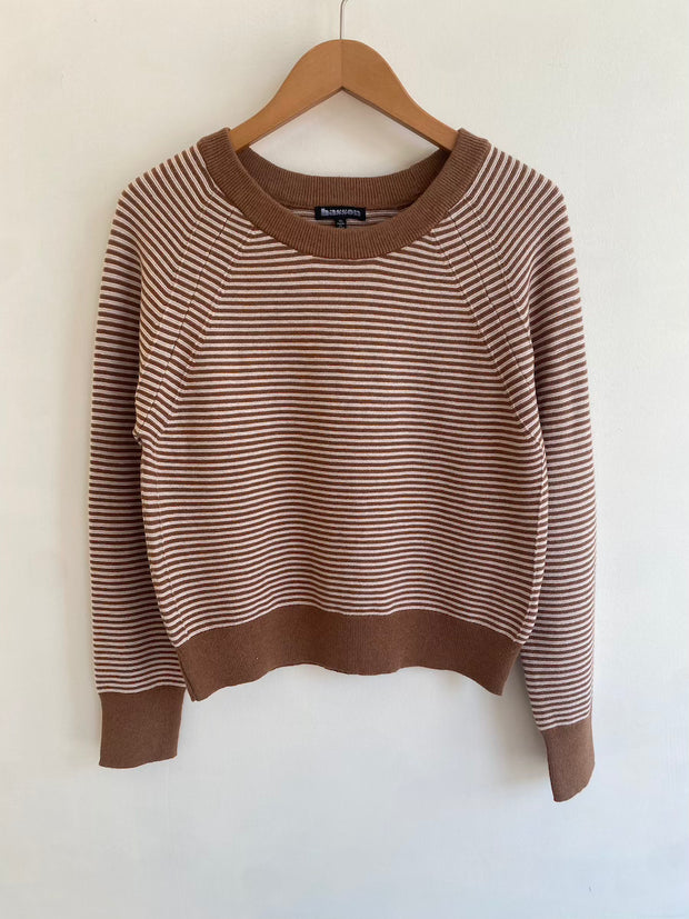 mini links raglan stripe sweater