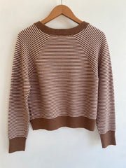 mini links raglan stripe sweater