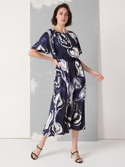 watercolor vines jeni dress