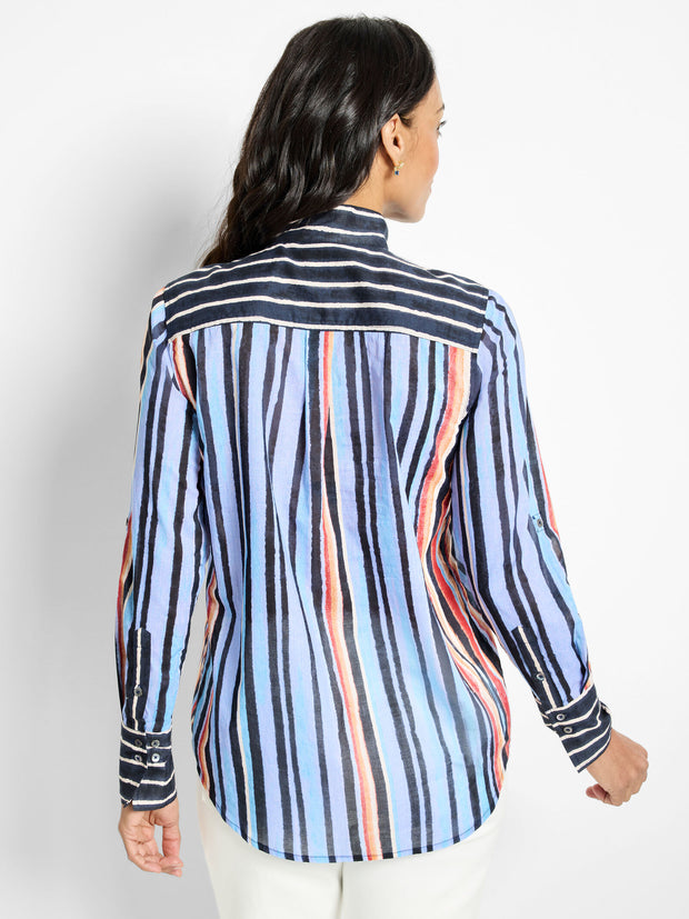 painted peninsula cotton shirt