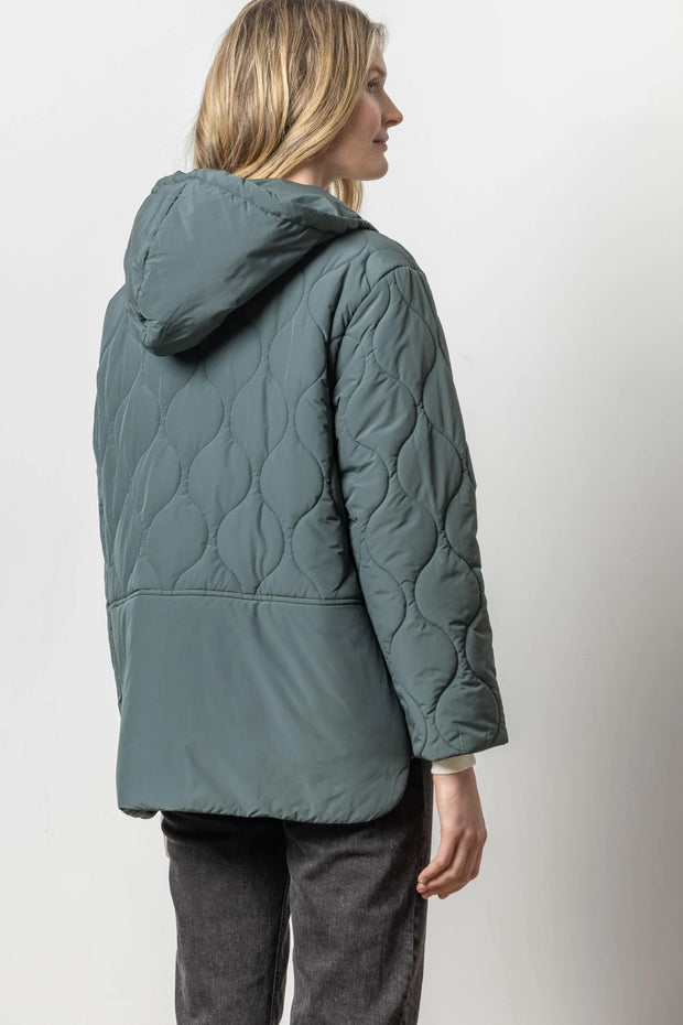 nylon quilted jacket