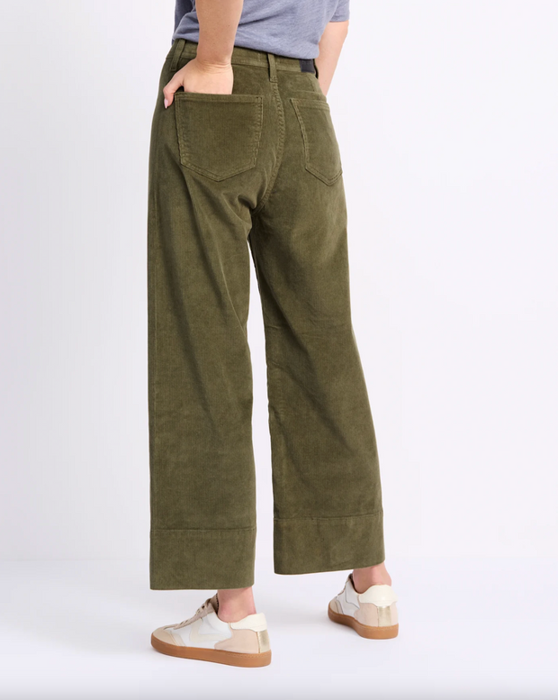 penny crop high rise wide leg