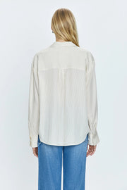 nellie oversized button down