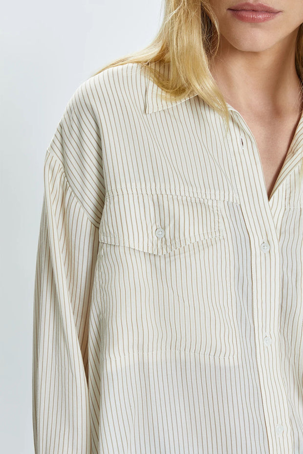 nellie oversized button down