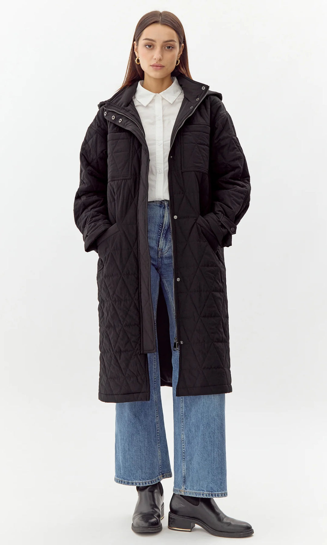 sammy quilted coat – Bessie Blue