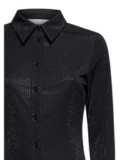 embossed sparkle blouse