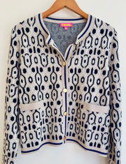 abstract cardigan
