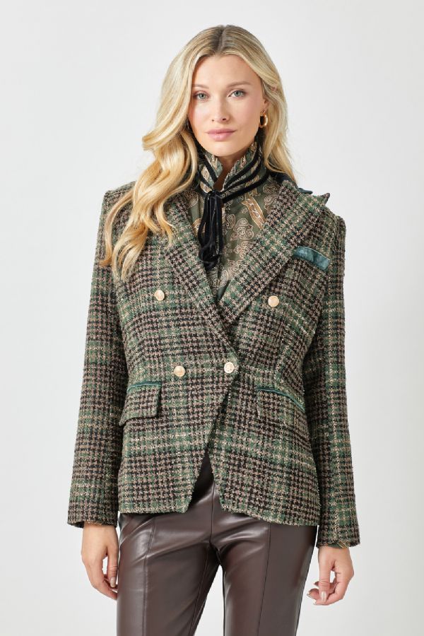 tweed blazer