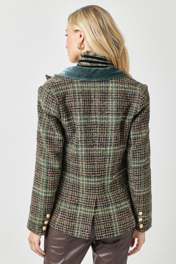 tweed blazer