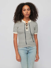 reeve lace up top