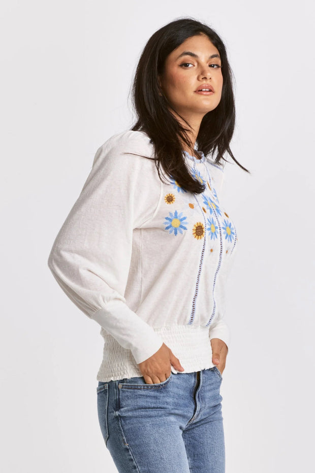 lae embroidered top