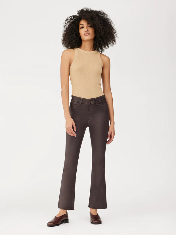 bridget boot crop coated jean