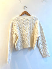 cable pullover sweater